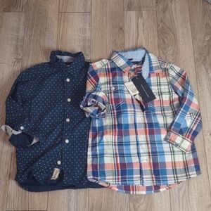 Toddler Button Down Shirts Combo